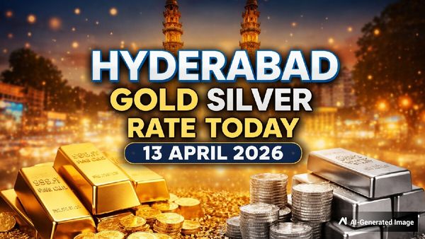 Hyderabad Gold Silver Rate Today, 13 April 2026: Latest 24K, 22K, 18K Gold and Silver Prices for Buyers