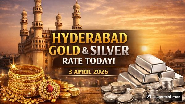 Hyderabad Gold Silver Rate Today, 3 April 2026: Fresh Gold and Silver Rates in the City