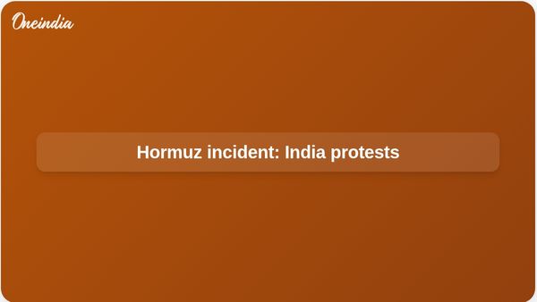 Strait of Hormuz incident: India protests Iranian gunfire at Indian-flagged oil vessels