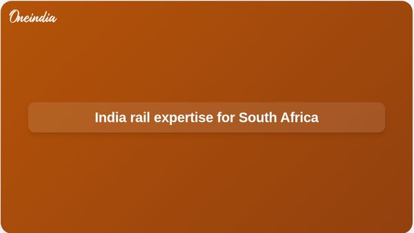 Railway infrastructure cooperation: India offers expertise to support South Africa, says Prabhat Kumar