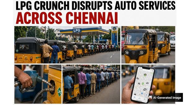 LPG Crunch Disrupts Auto Services Across Chennai