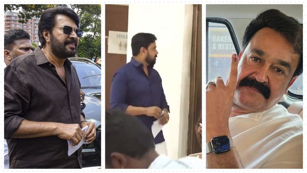Kerala Elections: From Mohanlal To Mammootty, Celebs Stand In The Queue Like Common Man To Cast Votes