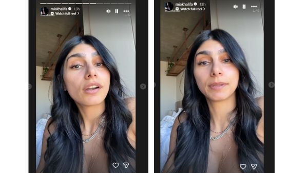 Mia Khalifa Viral Video: Lebanon Model, Actor Breaks Down In Latest Instagram Post After Israel Strikes
