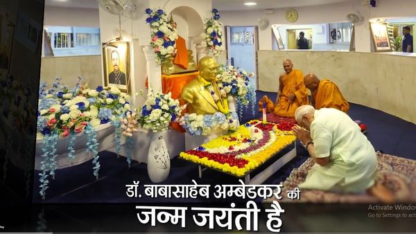 PM Modi Pays Tribute to Dr B.R. Ambedkar on Birth Anniversary, Shares Homage Video