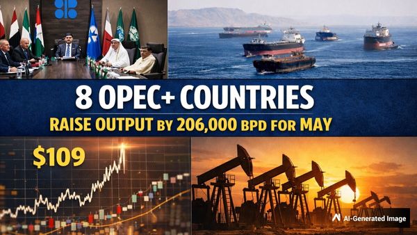 8 OPEC Plus Countries Raise Oil Production Output Target For May As Iran War Continues To Fuel Volatility