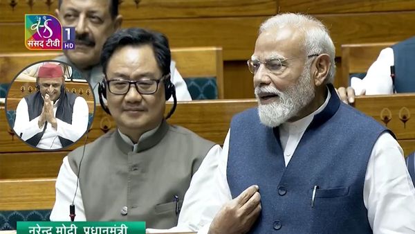 PM Modi Calls Akhilesh Yadav ‘Good Friend’ During Debate on Women’s Quota - Watch