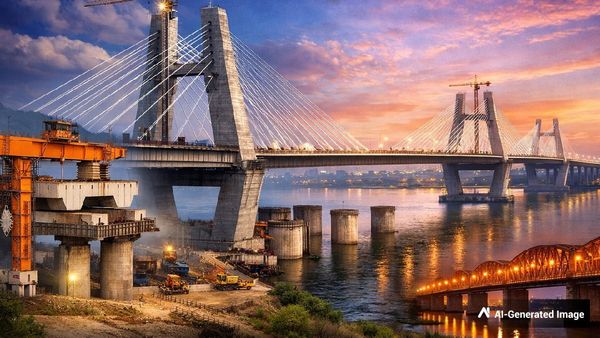 Prayagraj Ring Road’s Second-Phase Ganga Bridge to Feature 2.1-km Cable-Stayed Stretch, Segment Work From June