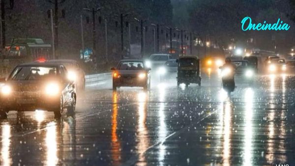 Residents Of Delhi-NCR Wake Up To Rain And Cool Winds Days After Scorching Heat, Weather Change Brings Relief