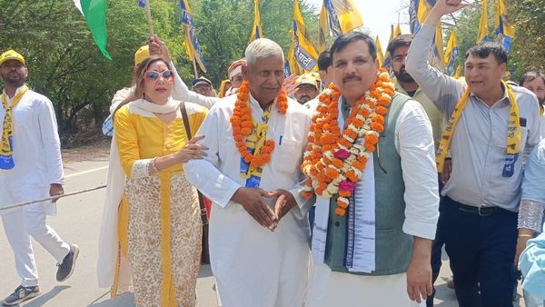 AAP MP Sanjay Singh’s ‘Give Jobs, Give Social Justice’ March Gains Momentum in UP