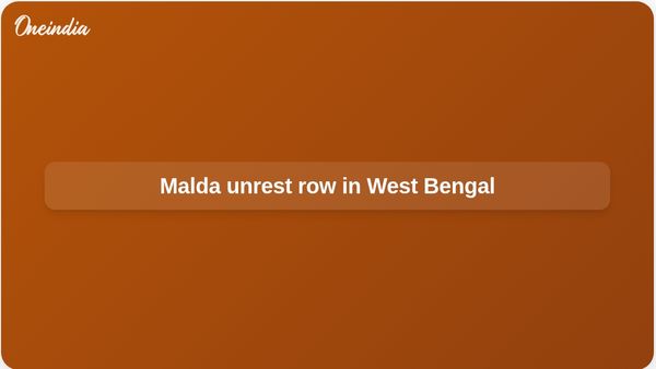 Malda unrest: TMC accuses BJP of role and disputes Narendra Modi remarks on women’s safety