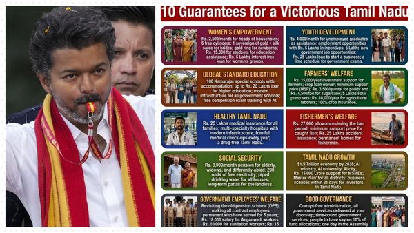TVK Full Manifesto Out: Here Are Vijay's 10 Big Promises