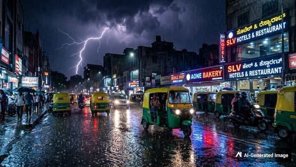 Bengaluru Rain Live: Thunder, Drizzle Sweep Parts Of City As Heavy Showers Lash Anekal-Hosur Belt