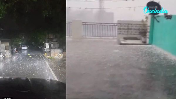Several Flights Diverted As Hailstorm, Thunderstorms, Gusty Winds And Rain Hit Delhi-NCR, Bringing Big Relief