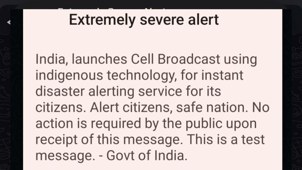 Emergency Alert Flashes on Bengaluru Mobile Phones as Govt Tests Warning System
