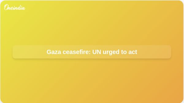 Gaza ceasefire: UN Security Council urged to press Hamas to disarm and Israel to comply