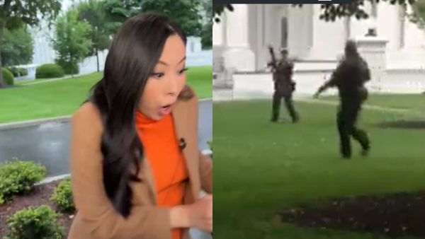 Watch: Journalists Rush To Shelter During Shooting Outside White House