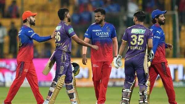 RCB vs KKR Raipur LIVE Weather Updates: Rain Starts Again, Ground Under Cover