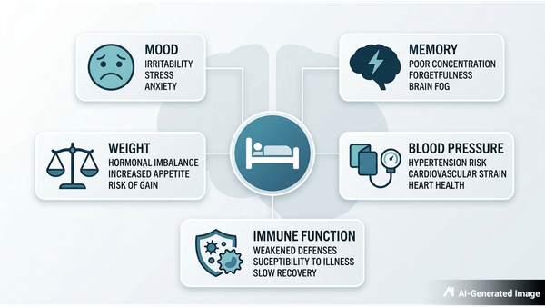 Poor Sleep Health And Its Effects on The Mind And Body