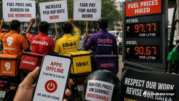 Swiggy, Zomato Delivery Partners Launch Protest Against Rising Fuel Costs