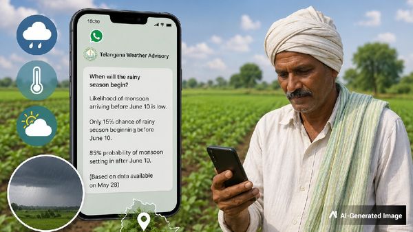 Telangana Launches AI-Powered Weather Advisory Service for 15 Lakh Farmers Under Rythu Bharosa