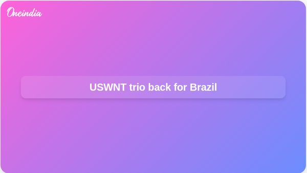 USWNT Triple Espresso returns as Rodman, Swanson and Wilson join June Brazil camp