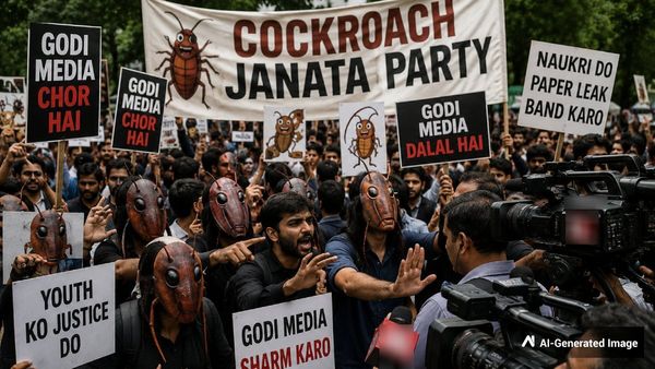 Question Mark On Media Credibility! CJP Protesters Ask Why Main Stream Media Did Not Cover Cockroach Protest