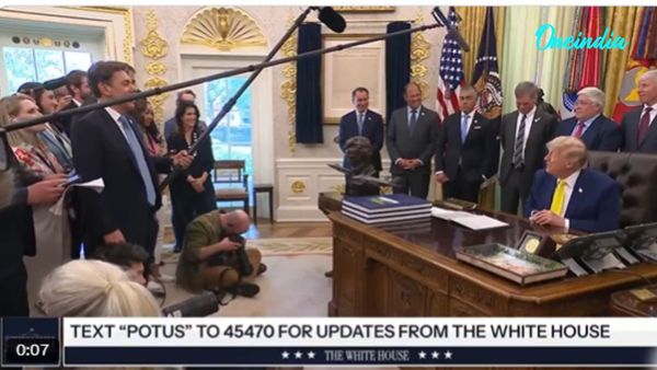 ''Are You From India?': Trump's Remark To Reporter Goes Viral During Oval Office Briefing, Watch