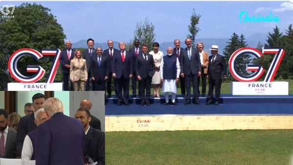 G7 Summit: PM Modi Shakes Hands With Donald Trump Days After 3 Indian Sailors Were Killed In Strait Of Hormuz
