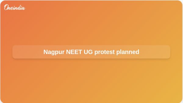 NEET UG paper leak protest in Nagpur seeks Dharmendra Pradhan resignation
