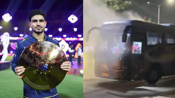 Smoke Fills Gujarat Titans Team Bus After Short Circuit Following IPL Final Loss, Squad Safely Evacuated