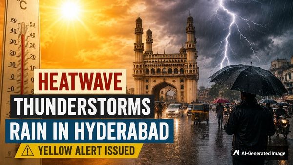 38°C Heat, Yellow Alert And Rain Chances: Hyderabad Stares At A Day Of Weather Extremes