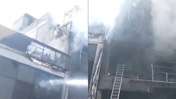 15 Dead As Massive Fire Engulfs Aliganj Coaching Centre, Students Jump To Safety