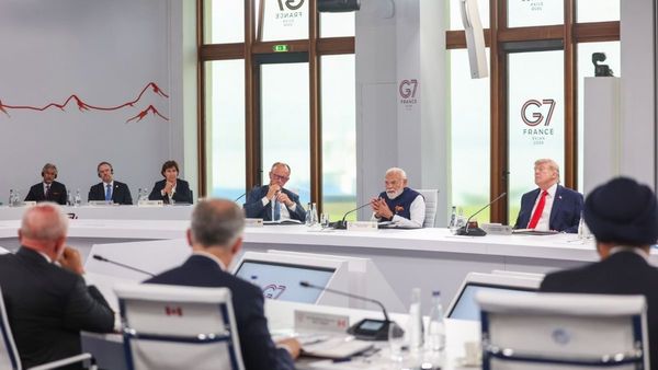 At G7 Summit, PM Modi Urges Protection Of Seafarers, Warns Ship Attacks Could Disrupt Global Economic Lifeline