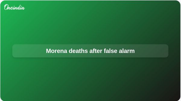 Morena train deaths after false fire alarm prompts passengers to jump from express