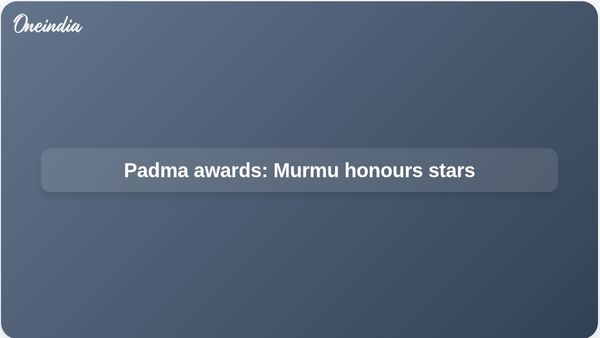 Padma awards investiture: President Droupadi Murmu honours Amritraj, Rohit Sharma and Alka Yagnik