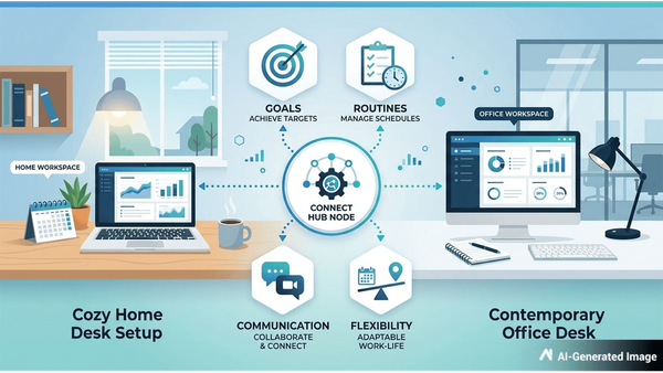 Hybrid Work Guide: Staying Productive Anywhere with Clear Goals and Communication