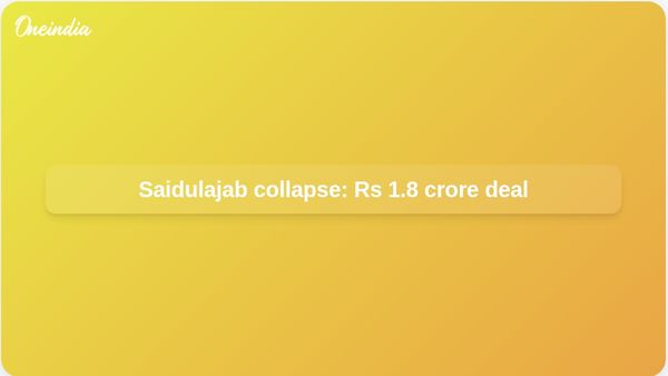 Saidulajab building collapse probe links alleged illegal floors to Rs 1.8 crore contract