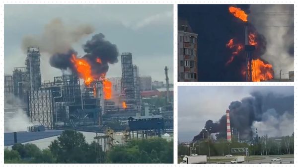 Ukraine Attacks Moscow Oil Refinery; Disrupts Commercial Flights In Major Drone Strike