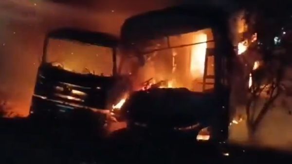 Delhi-Mumbai Expressway Bus Fire: 8 Killed, 22 Injured After Rishikesh-Indore Bus Catches Fire In Dausa