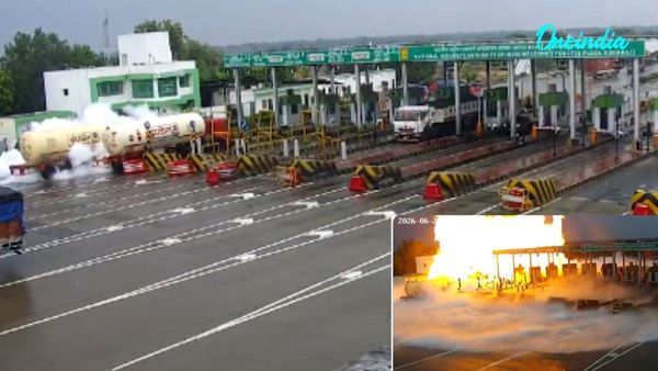 CCTV Captures Kaushambi LPG Tanker Blast As Death Toll Reaches Five