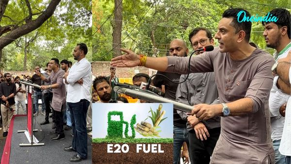 E20 Fuel Protest In Delhi: Tehseen Poonawalla, Car Owners Stage Protest; What Are Their Demands?
