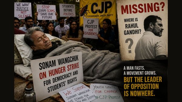 Why Is CJP Fighting A Battle India's Opposition Should Have Led? Rahul Gandhi Missing As Sonam Wangchuk Fasts