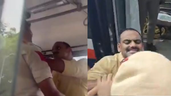 Video: Congress MP Dean Kuriakose Allegedly Hitting Delhi Police Officer During Detention