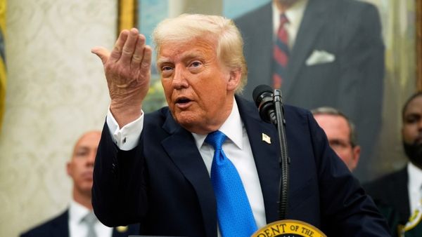 Trump Announces 20 Percent Cargo Charge, Declares US 'Guardian of Hormuz Strait' Amid Fresh Iran Tensions