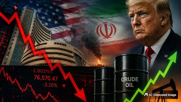Sensex Crashes 1,800 Points, Oil Prices Surge As Trump Declares Iran Ceasefire 'Over'