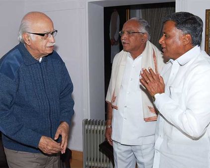 ಸಿಎಂ ಜತೆ ಅಡ್ವಾಣಿ ಭೇಟಿ ಮಾಡಿದ ಸೋಮಣ್ಣ