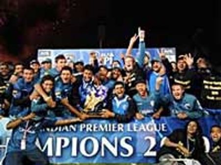 ಐಪಿಎಲ್ 2 ಕಪ್ ಡೆಕ್ಕನ್ ಚಾರ್ಜರ್ಸ್ ಪಾಲು