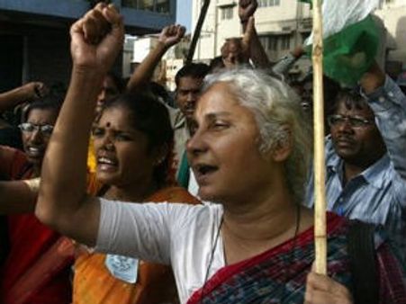 ಮೇಧಾ ಪಾಟ್ಕರ್ ಆಗಮನ;ಹಳ್ಳಿಗುಡಿ ರೈತರಿಗೆ ಪುನರ್ಜನ್ಮ