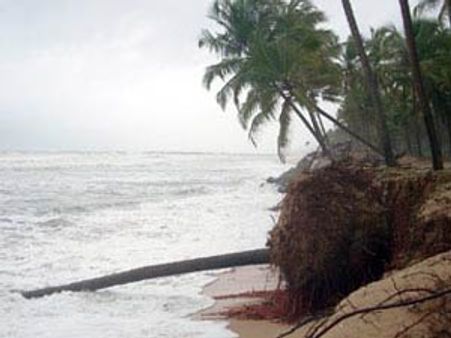 ಕರಾವಳಿಯಲ್ಲಿ ಮಳೆ ಆರ್ಭಟ : ಸಮುದ್ರ ಕೊರೆತದ ಭೀತಿ