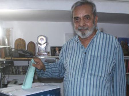 ನಮ್ಮ ಬೆಂಗಳೂರು ಪ್ರಶಸ್ತಿಗೆ ಮತಹಾಕಿದ ಮೂರ್ತಿ